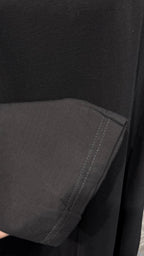 Plain Cotton Dress – Black