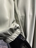 Long chiffon khimar Set-Light Green