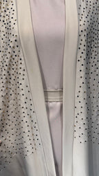 Upper stone Umbrella Cut Robe 4pcs set- Beige