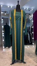 2 in 1 Abaya Set with Hijab – Green