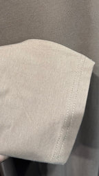Plain Cotton Dress – Nude Brown
