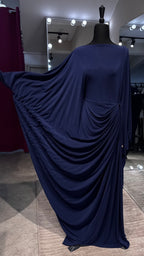 Stretch Farasha 2pcs set- Navy Blue