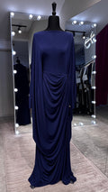 Stretch Farasha 2pcs set- Navy Blue