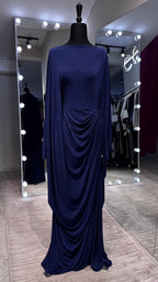 Stretch Farasha 2pcs set- Navy Blue