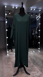 Glass Organza Farasha 3pcs set- Emerald Green