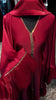 Grenadine Luxurious Nida Farasha Abaya Dress with Pleated Organza accent