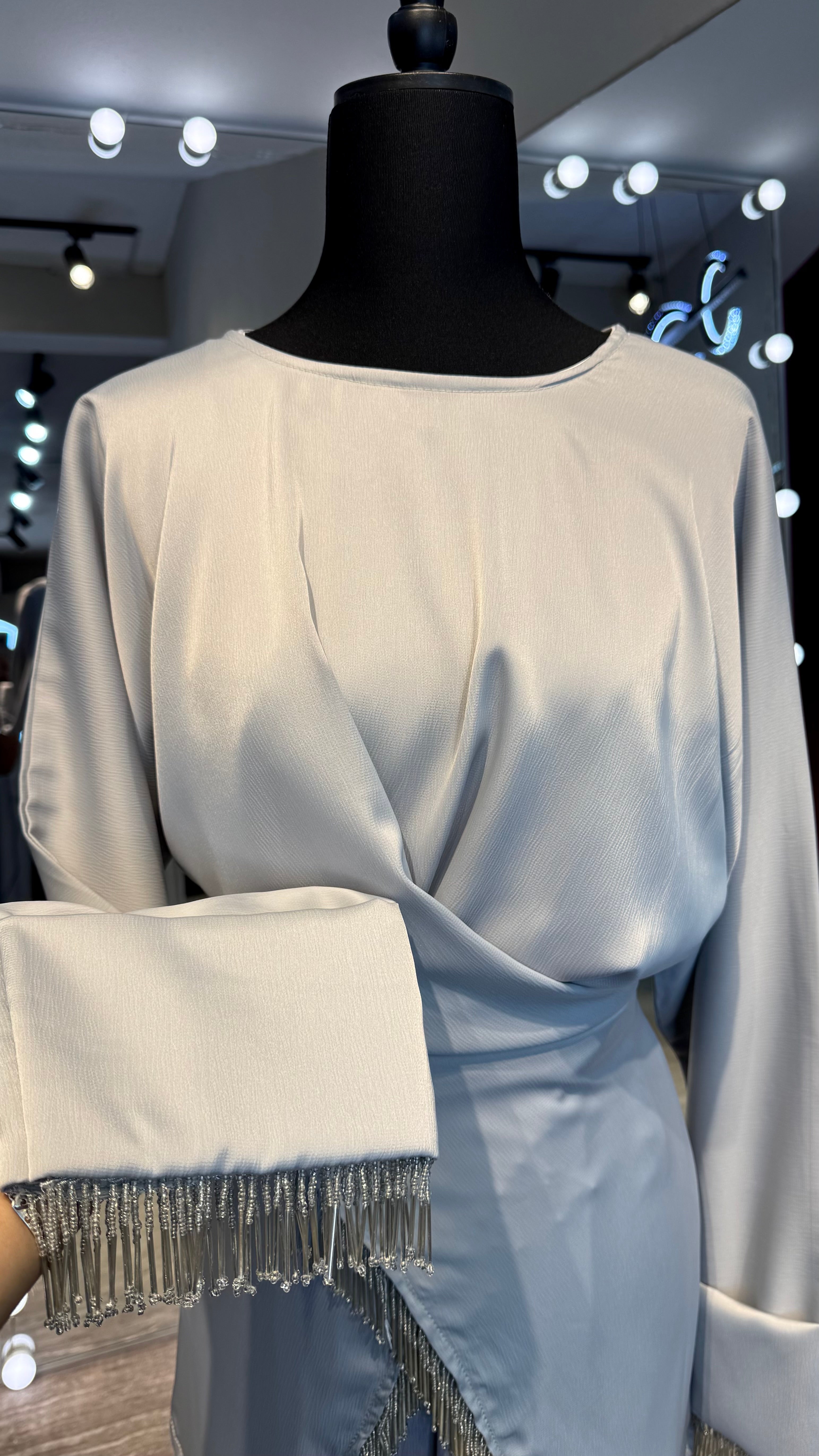 Wrap Abaya Set with Hijab – 3 Piece Modest Outfit for Women | Silky Zoom Fabric