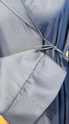 Wrap Envelope Abaya Robe-Jeans Blue