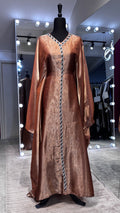 Glass Organza Farasha 3pcs set- Brown