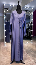 Wrap Envelope Abaya Robe-Jeans Blue