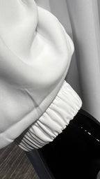 Long chiffon khimar Set- White