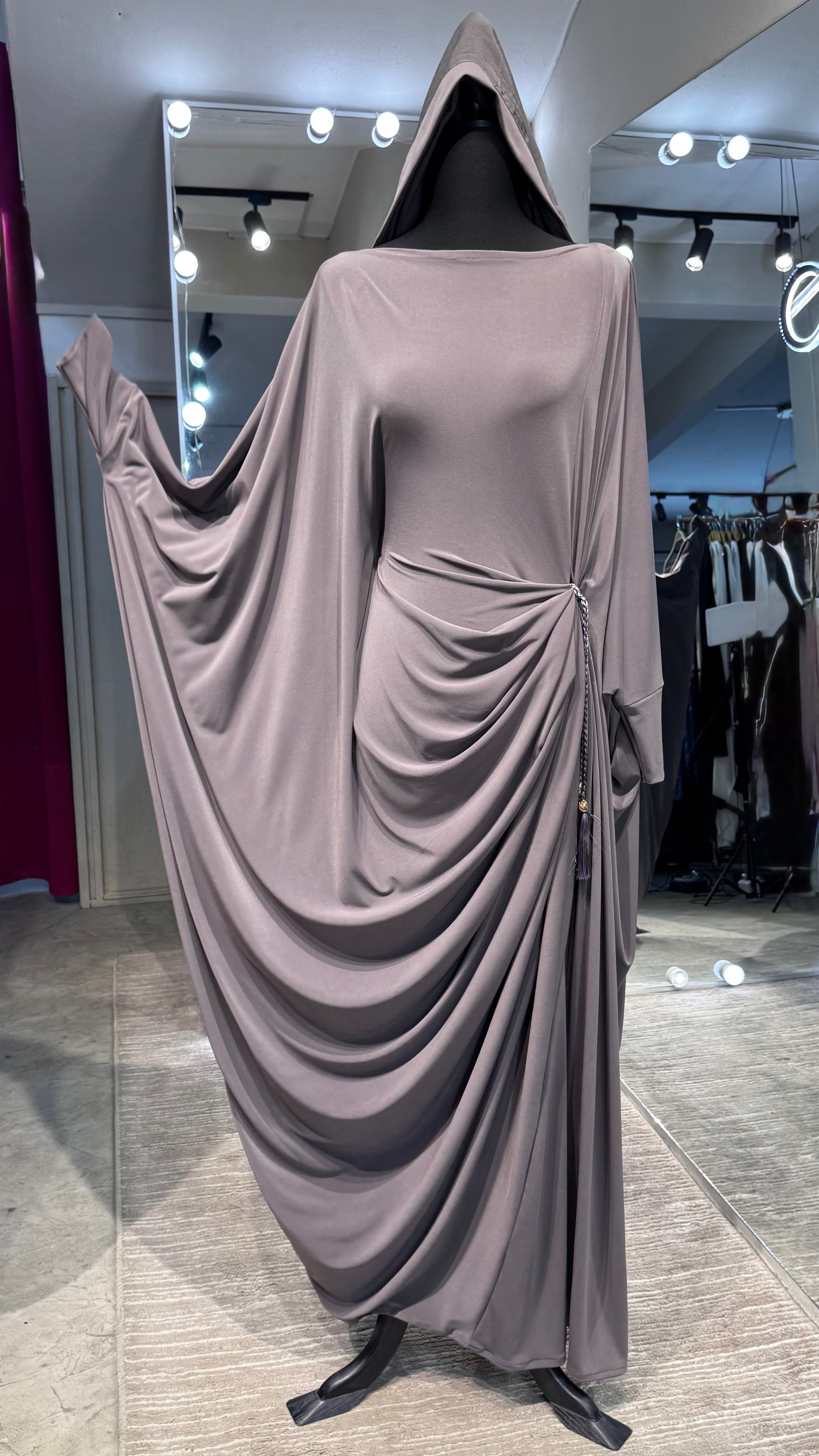 Stretch Farasha 2pcs set- Gray