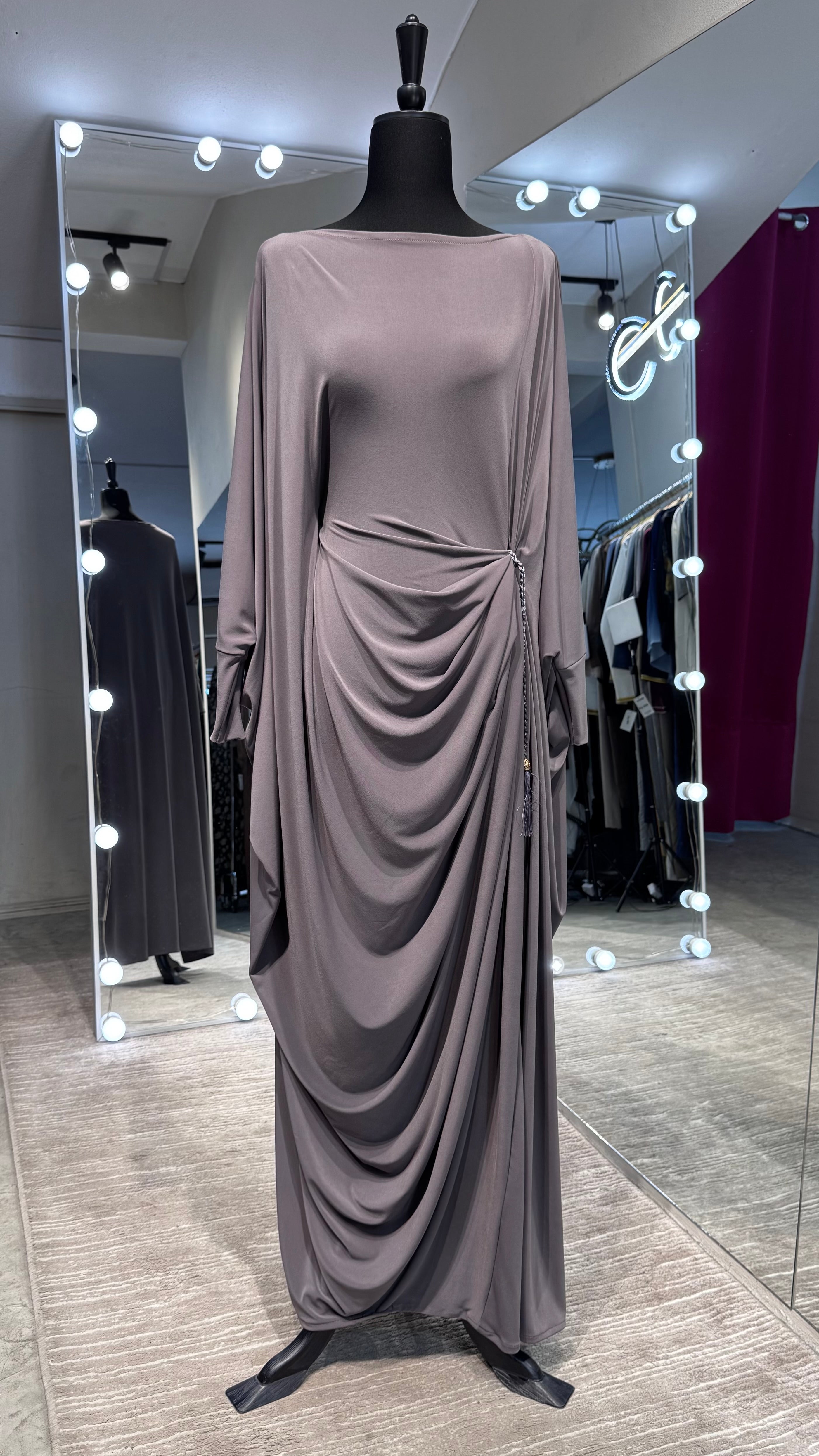 Stretch Farasha 2pcs set- Gray