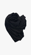 Cotton Jersey Hijab in Black