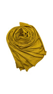 Cotton Blend Jersey Hijab in Mustard