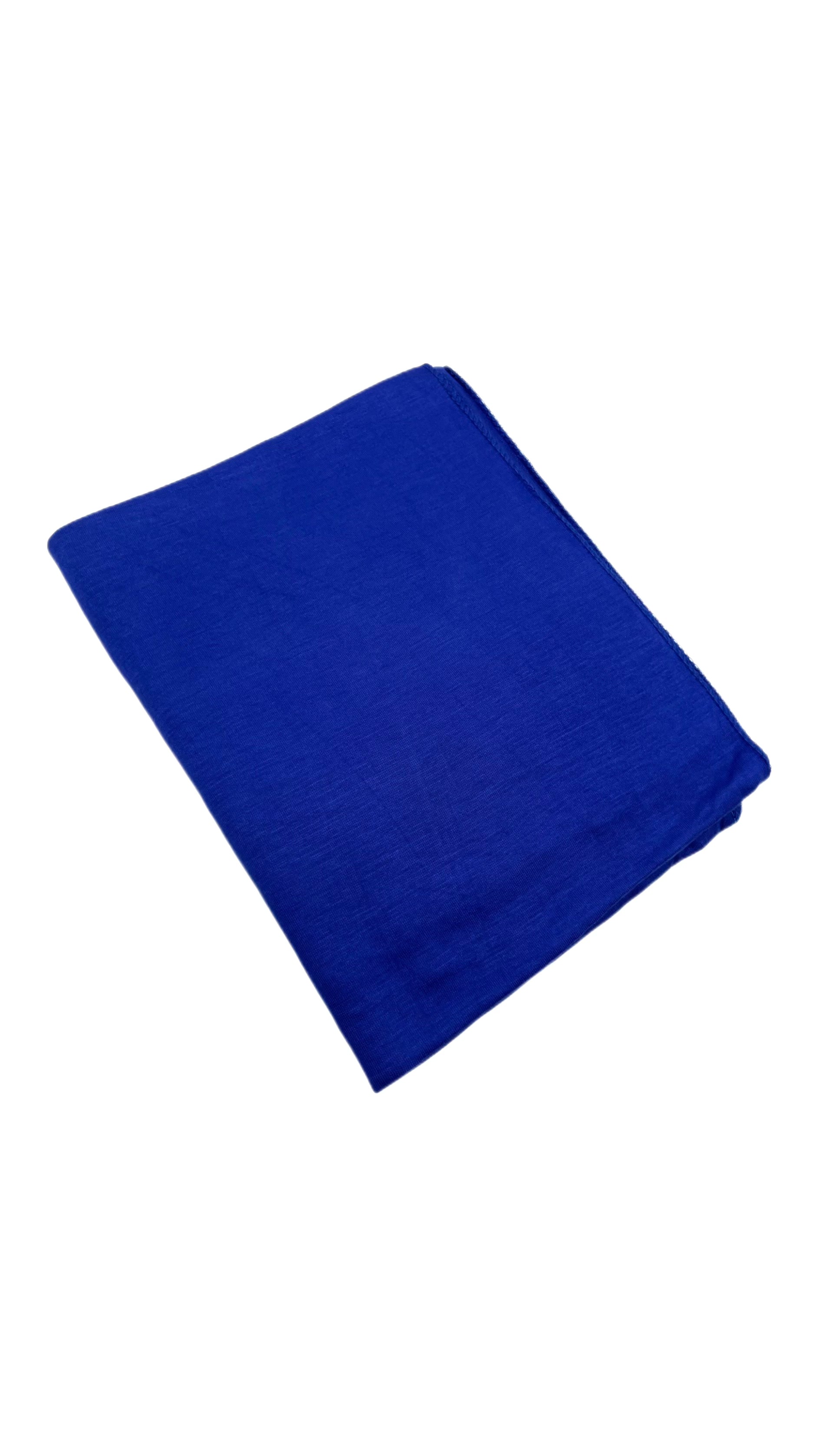 Cotton Blend Jersey Hijab in Royal Blue