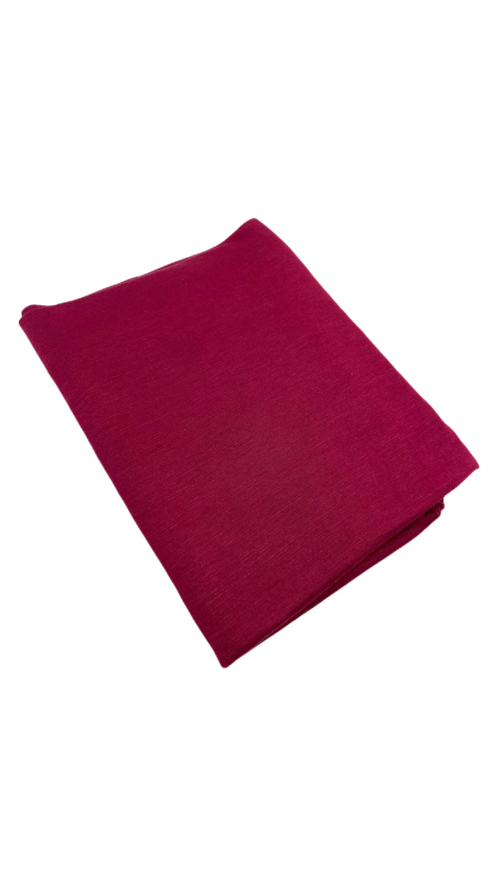 Cotton Blend Jersey Hijab in Red