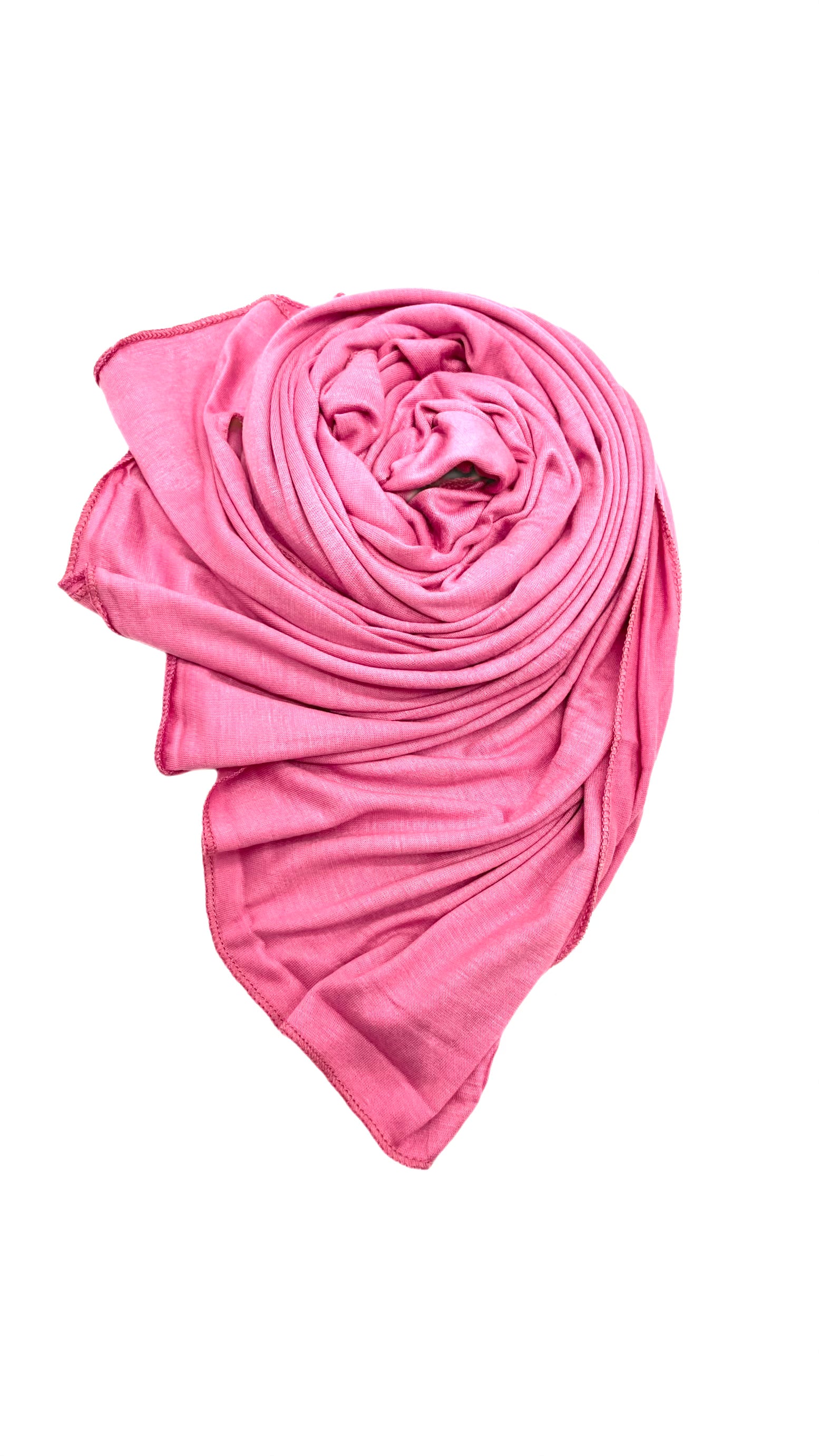 Cotton Blend Jersey Hijab in Pink