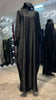 Black Farasha Abaya with full front Stone work.