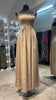 Beige Color 2pcs set Shirred dress with Robe.