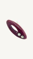 Maroon Color brooch Pin