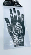 Short Henna Stencil ( C9)