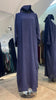 Navy Blue Color Two side pockets Casual Abaya Dress/Inner