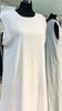 White Abaya Inner Double Layer & Fully Opaque