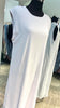 White Abaya Inner Double Layer & Fully Opaque