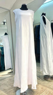 White Abaya Inner Double Layer & Fully Opaque