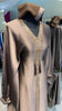 Cacao Brown Luxurious Harir Maqsood Farasha Abaya Dress.