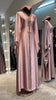 Baby pink Luxurious Harir Maqsood Farasha Abaya Dress.