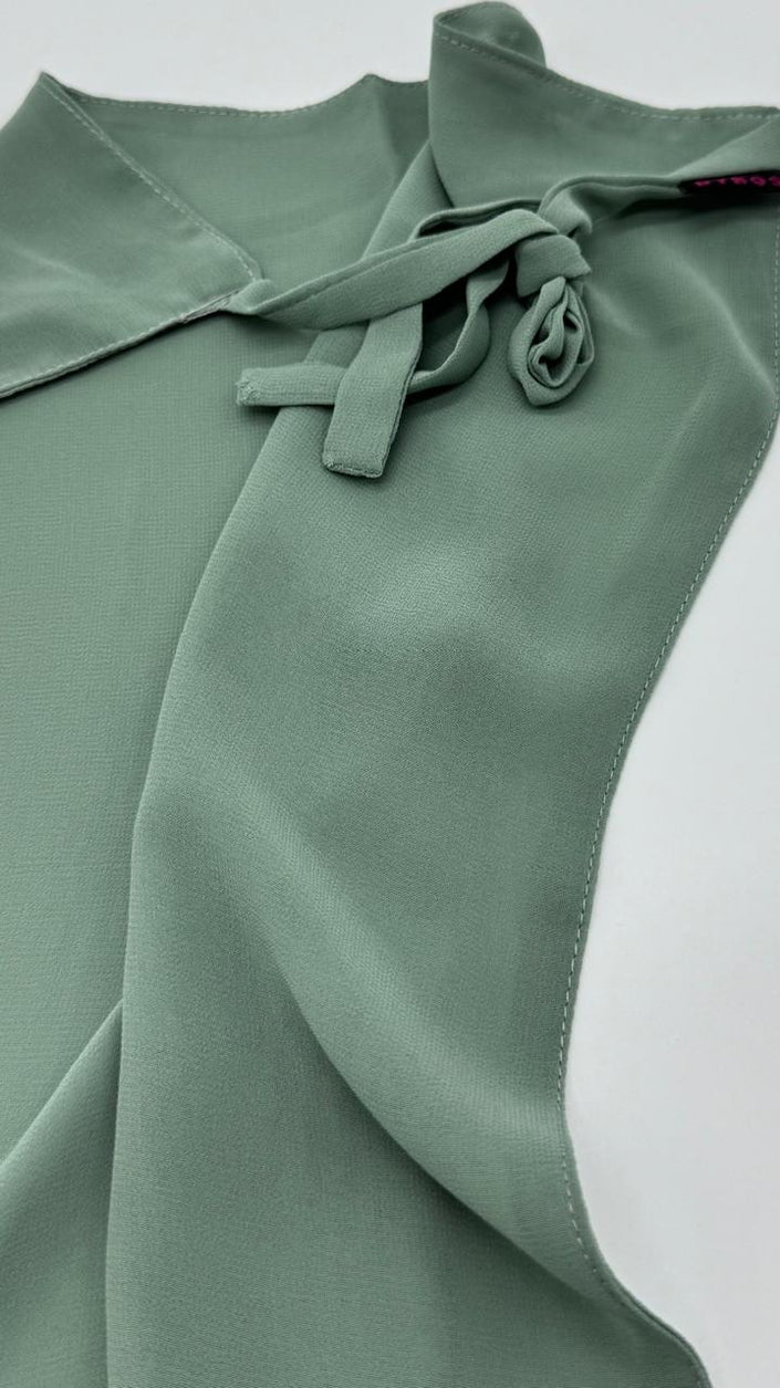 Mint Green Indonesian Premium Chiffon Niqab