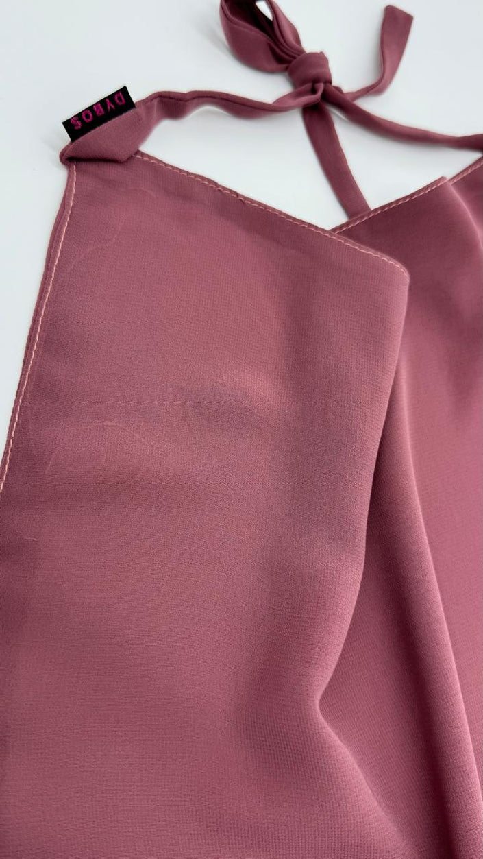 Dusty Pink Indonesian Premium Chiffon Niqab