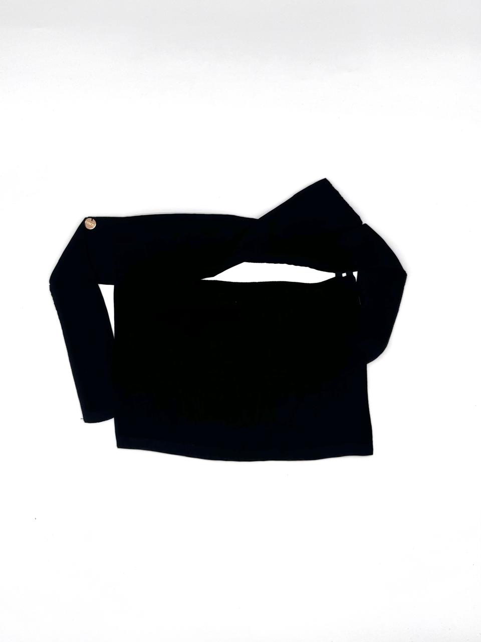 Black Chiffon Small Niqab