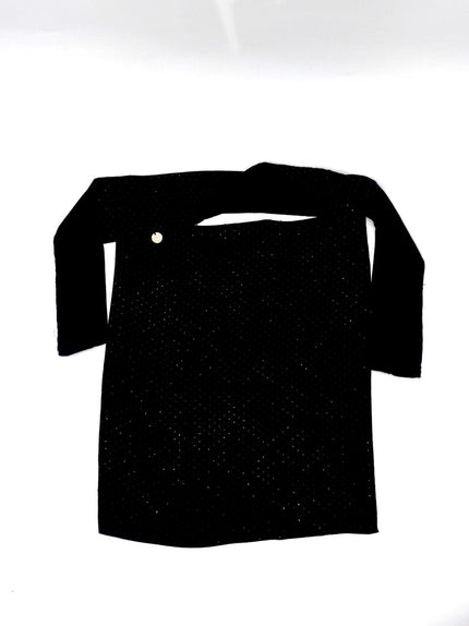 Black Premium Chiffon Full Stone Niqab