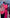 Magenta Tiger pint dress 3pcs set