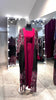 Magenta Tiger pint dress 3pcs set