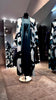 Green satin dress with Shirred design