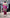 Fuchsia satin oriental printing Kaftan