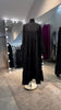 Black 3 layers pleated cotton dress
