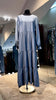 Jeans Blue 3 layers pleated cotton dress