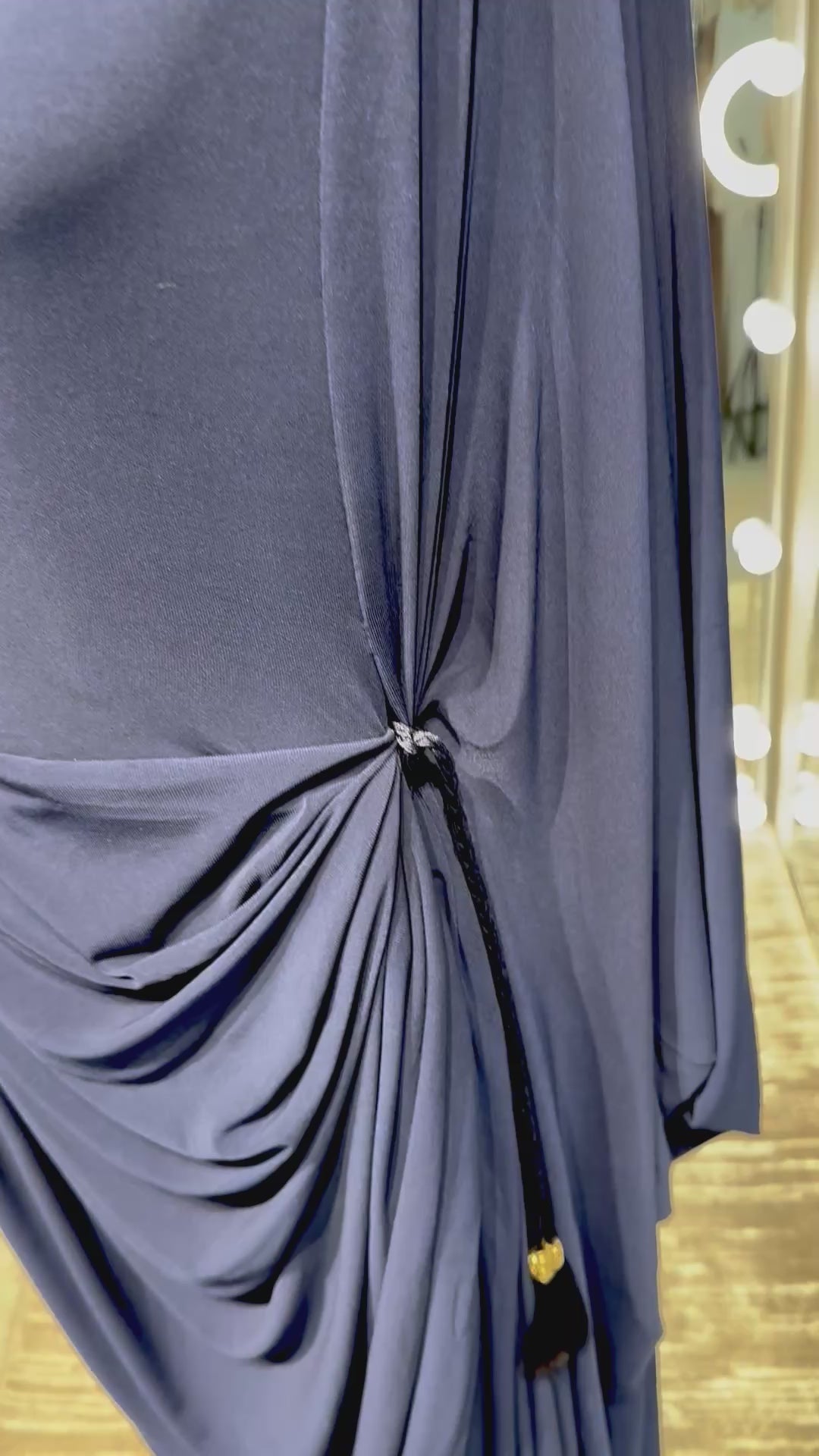 Stretch Farasha 2pcs set- Navy Blue